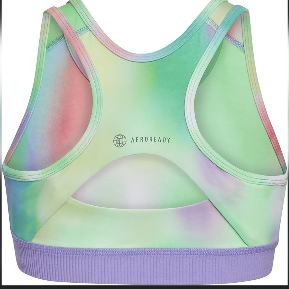 Adidas Aeroready TechFit Sports Bra Size Large/14 - Picture 2 of 4